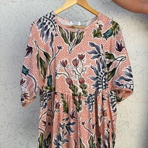 Lanthropy baby doll dress, floral,  one size